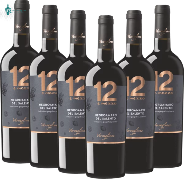 Rượu vang 12 E Mezzo Negroamaro - Vang Ý