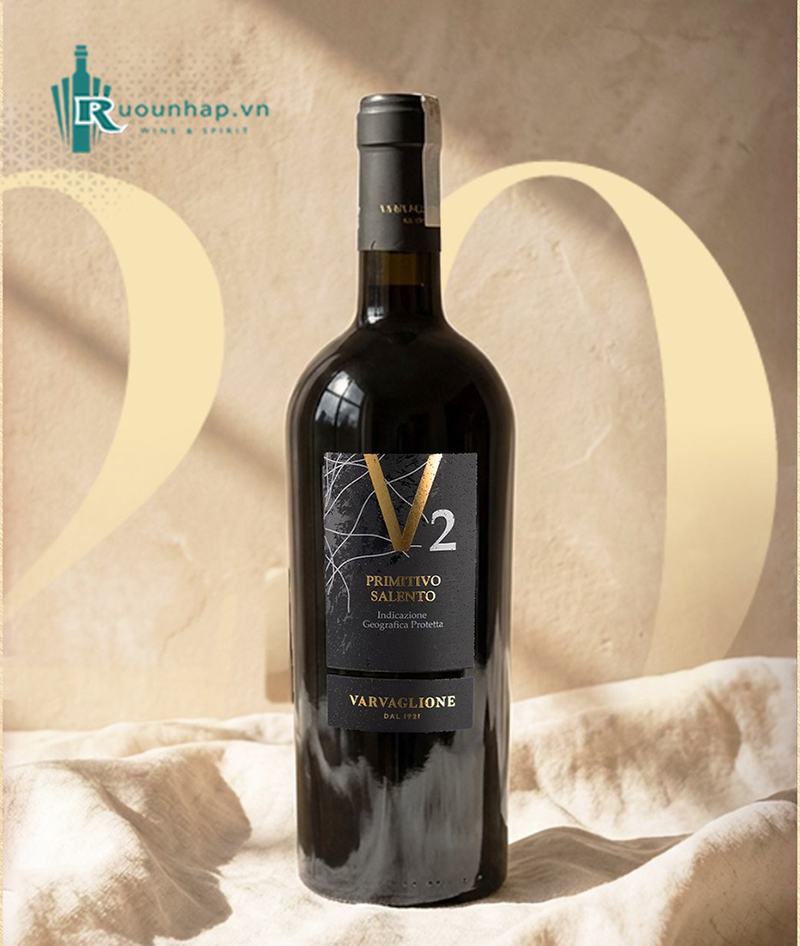 Rượu vang V2 Primitivo Del Salento - Vang Ý 5 Rượu vang V2 Primitivo Del Salento - Vang Ý