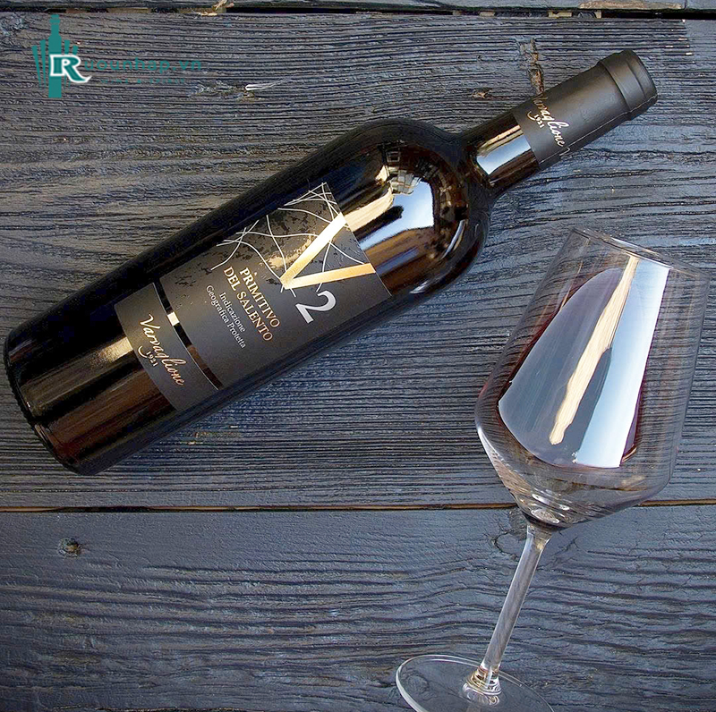 Rượu vang V2 Primitivo Del Salento - Vang Ý 7 Rượu vang V2 Primitivo Del Salento - Vang Ý
