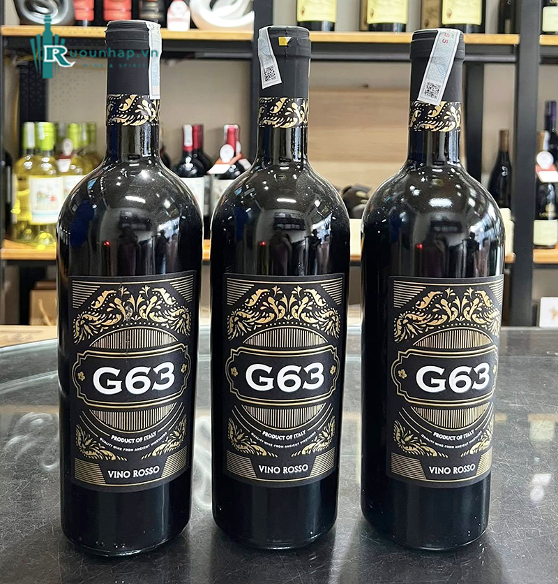 Rượu Vang Ý G63 Vino Rosso 5 Rượu Vang Ý G63 Vino Rosso