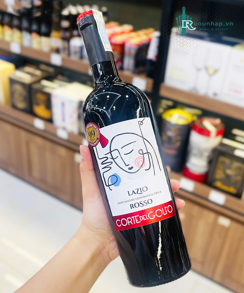 Rượu Vang Corte Golfo Lazio Rosso IGT 4 Rượu Vang Corte Golfo Lazio Rosso IGT