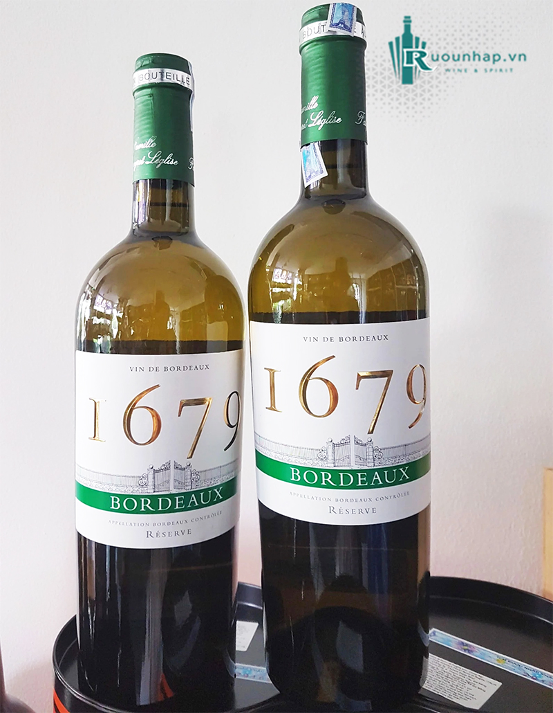 Rượu Vang 1679 Bordeaux Blanc 4 Rượu Vang 1679 Bordeaux Blanc