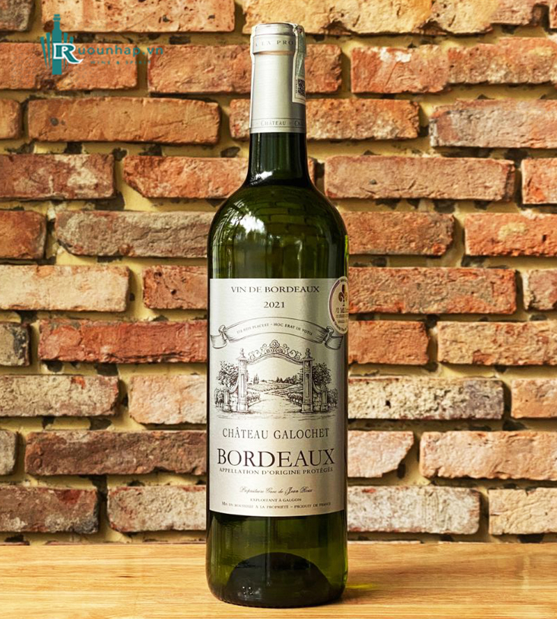 Rượu Vang Chateau Galochet Bordeaux AOC Blanc 6 Rượu Vang Chateau Galochet Bordeaux AOC Blanc