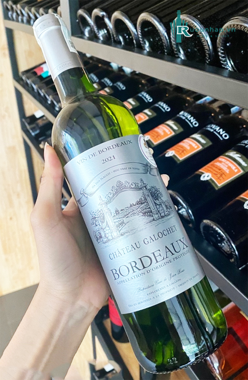 Rượu Vang Chateau Galochet Bordeaux AOC Blanc 5 Rượu Vang Chateau Galochet Bordeaux AOC Blanc