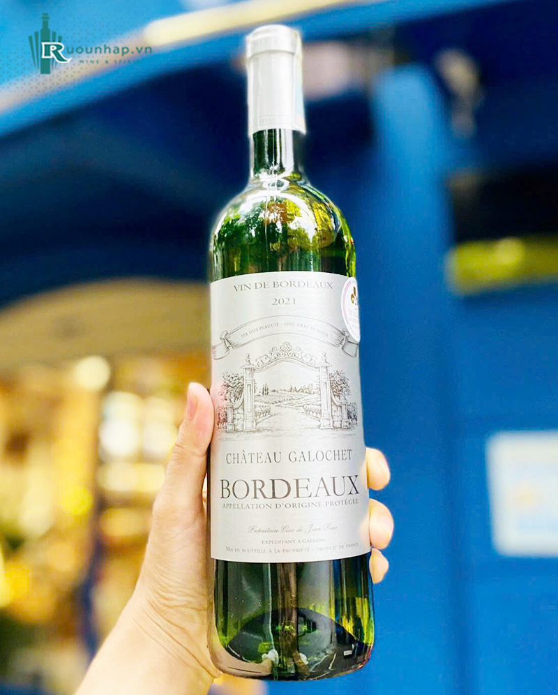 Rượu Vang Chateau Galochet Bordeaux AOC Blanc 4 Rượu Vang Chateau Galochet Bordeaux AOC Blanc