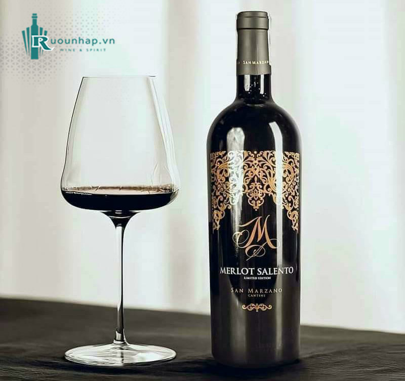 Rượu Vang M Merlot Salento Limited Edition