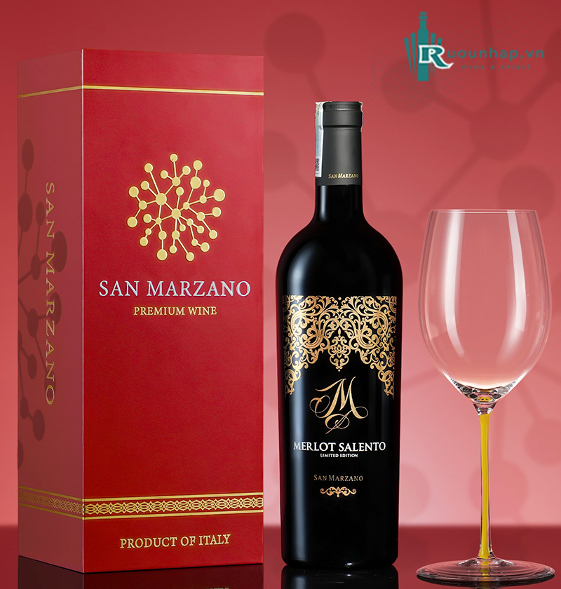 Rượu Vang M Merlot Salento Limited Edition 6 Rượu Vang M Merlot Salento Limited Edition