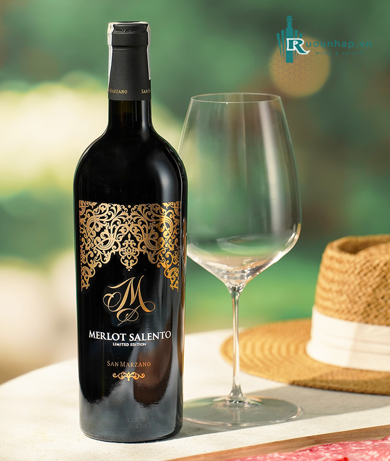 Rượu Vang M Merlot Salento Limited Edition 5 Rượu Vang M Merlot Salento Limited Edition