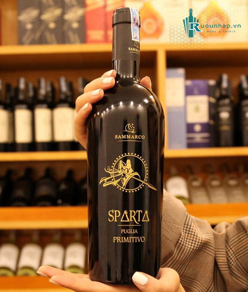 Rượu vang Sparta Puglia Primitivo