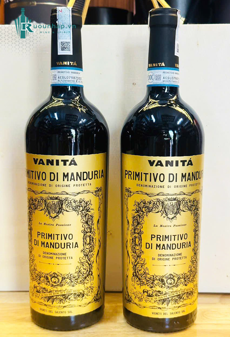 Rượu Vang Vanita Primitivo Di Manduria Vendemmia 6 Rượu Vang Vanita Primitivo Di Manduria Vendemmia