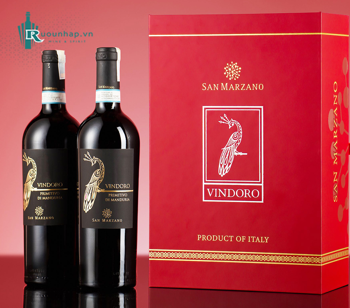 Rượu Vang Con Công Vindoro Negroamaro 6 Rượu Vang Con Công Vindoro Negroamaro