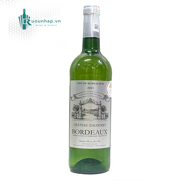 Rượu Vang Chateau Galochet Bordeaux AOC Blanc