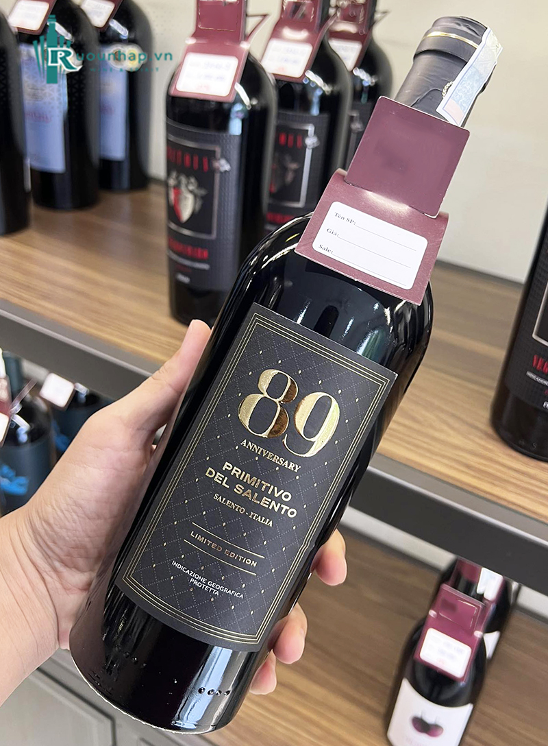 Rượu Vang 89 Anniversary Primitivo 4 Rượu Vang 89 Anniversary Primitivo