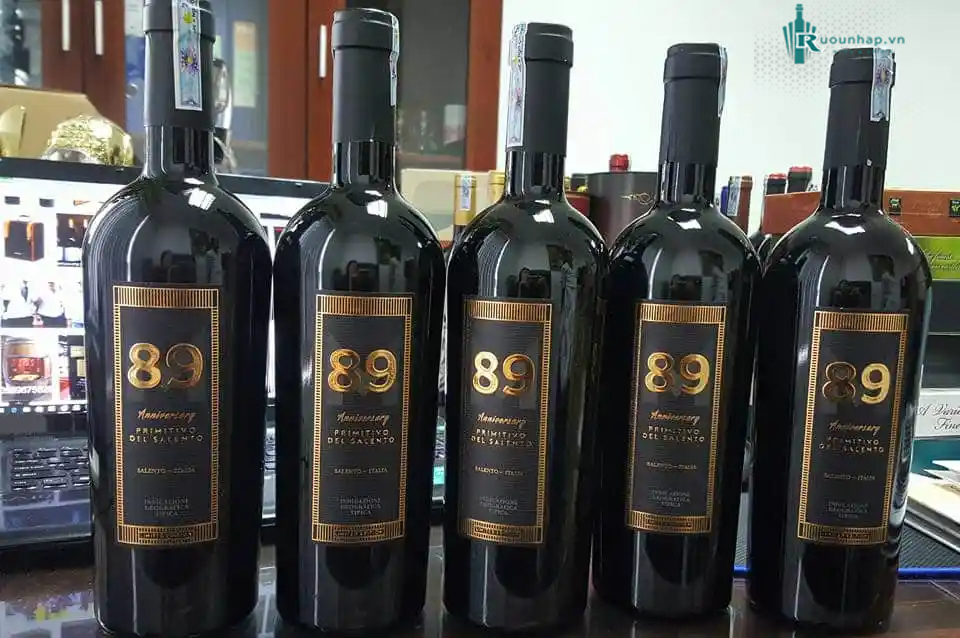 Rượu Vang 89 Anniversary Primitivo