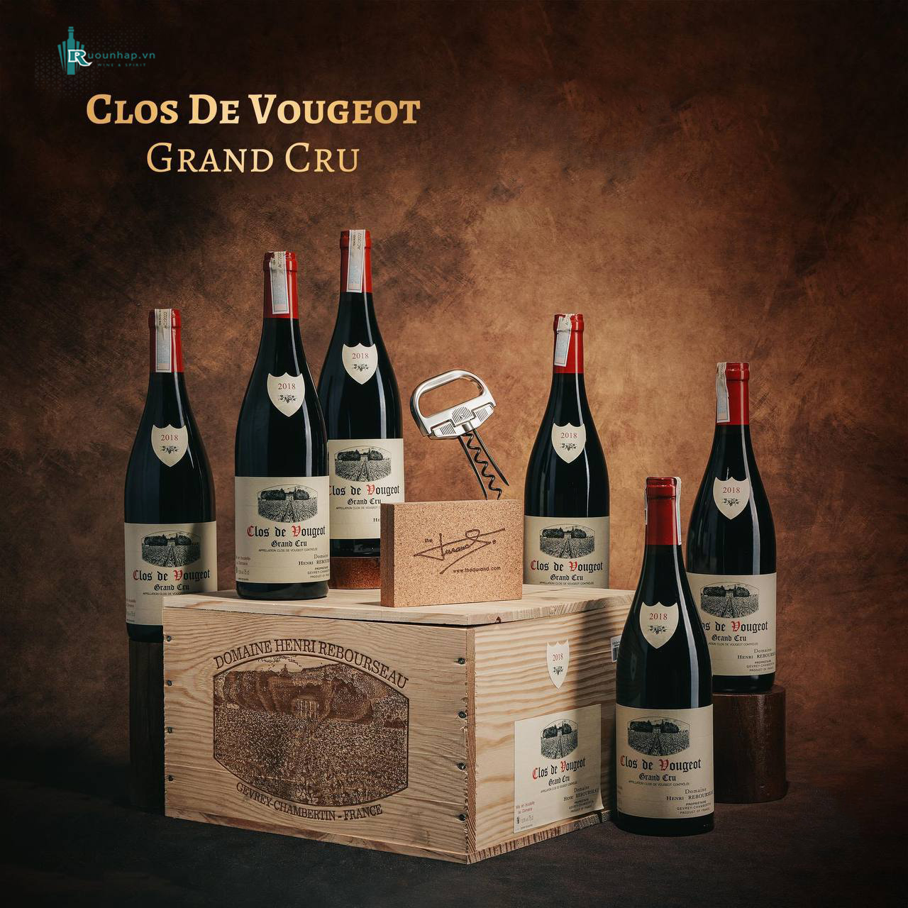 Rượu Vang Domaine Henri Rebourseau Clos De Vougeot Grand Cru 2018