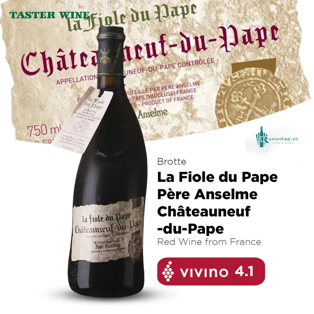 Rượu Vang Chateauneuf du Pape La Fiole Du Pape Cổ Vẹo