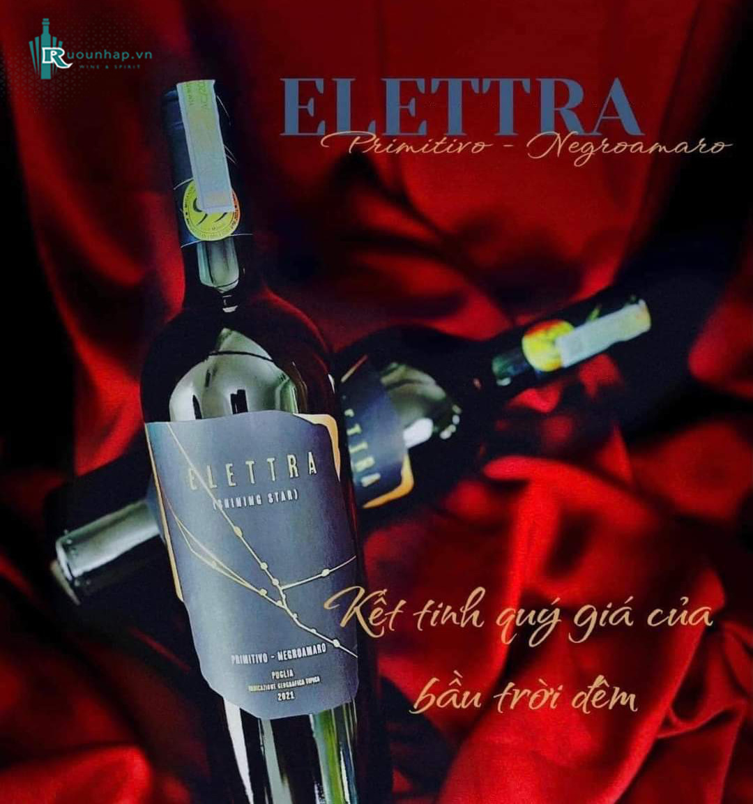 Rượu Vang Elettra Primitivo Negroamaro