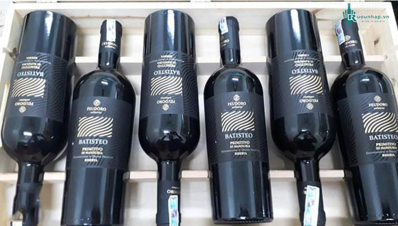 Rượu Vang Batisteo Primitivo di Manduria