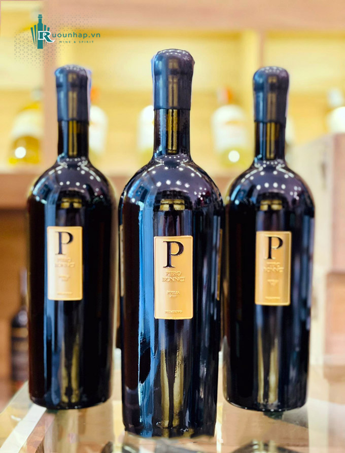 Rượu Vang Piero Bonnci Primitivo- Vang chữ P