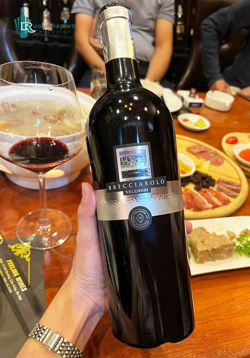 Rượu Vang Brecciarolo Velenosi Silver 5 Rượu Vang Brecciarolo Velenosi Silver