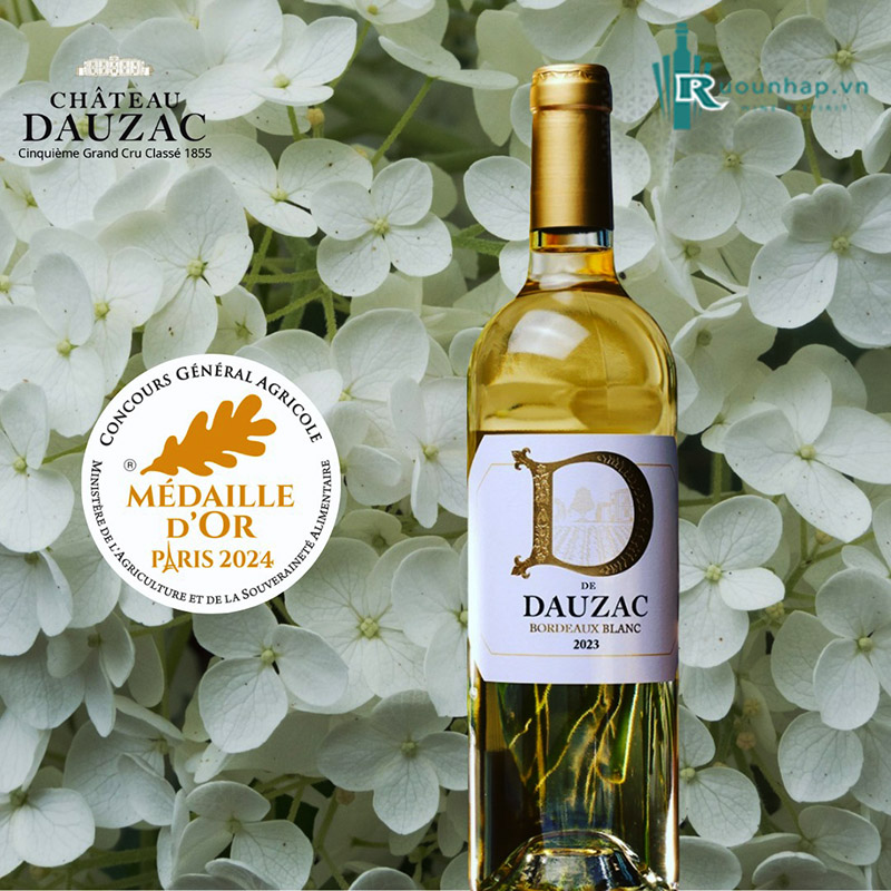 Rượu Vang D de Dauzac Blanc