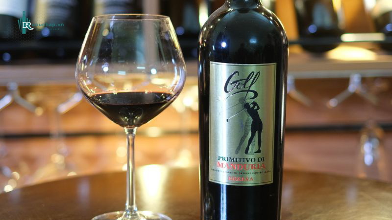 Rượu Vang Golf Primitivo di Manduria Riserva