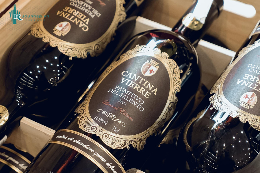 Rượu Vang Cantina Vierre Primitivo Del Salento