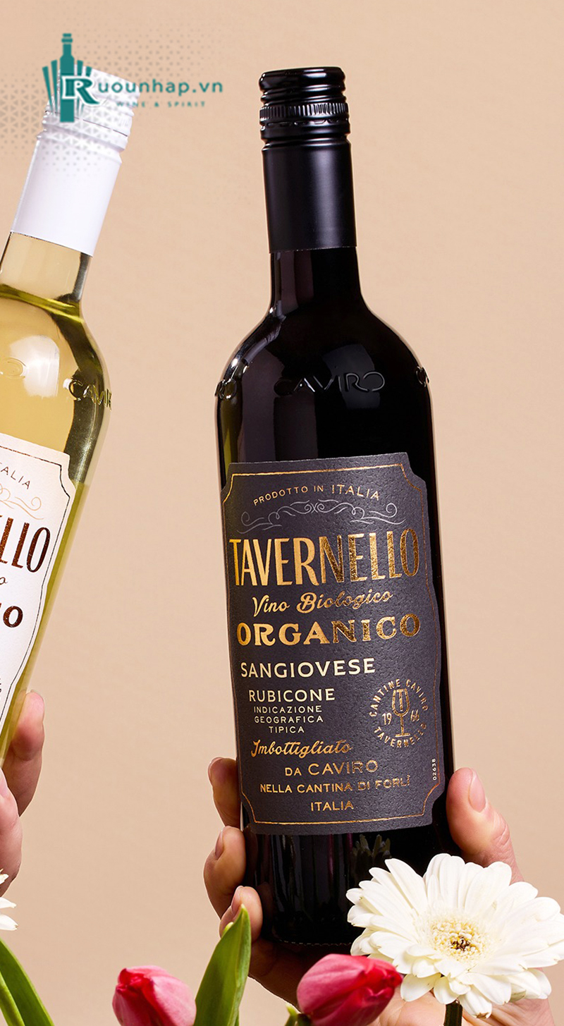 Rượu Vang Tavernello Organico Sangiovese Rubicone 5 Rượu Vang Tavernello Organico Sangiovese Rubicone