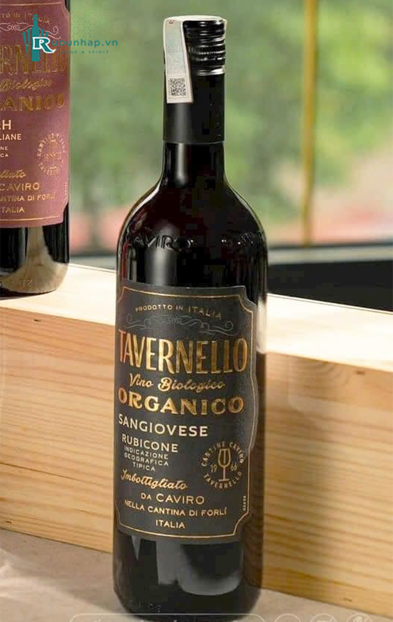 Rượu Vang Tavernello Organico Sangiovese Rubicone 6 Rượu Vang Tavernello Organico Sangiovese Rubicone