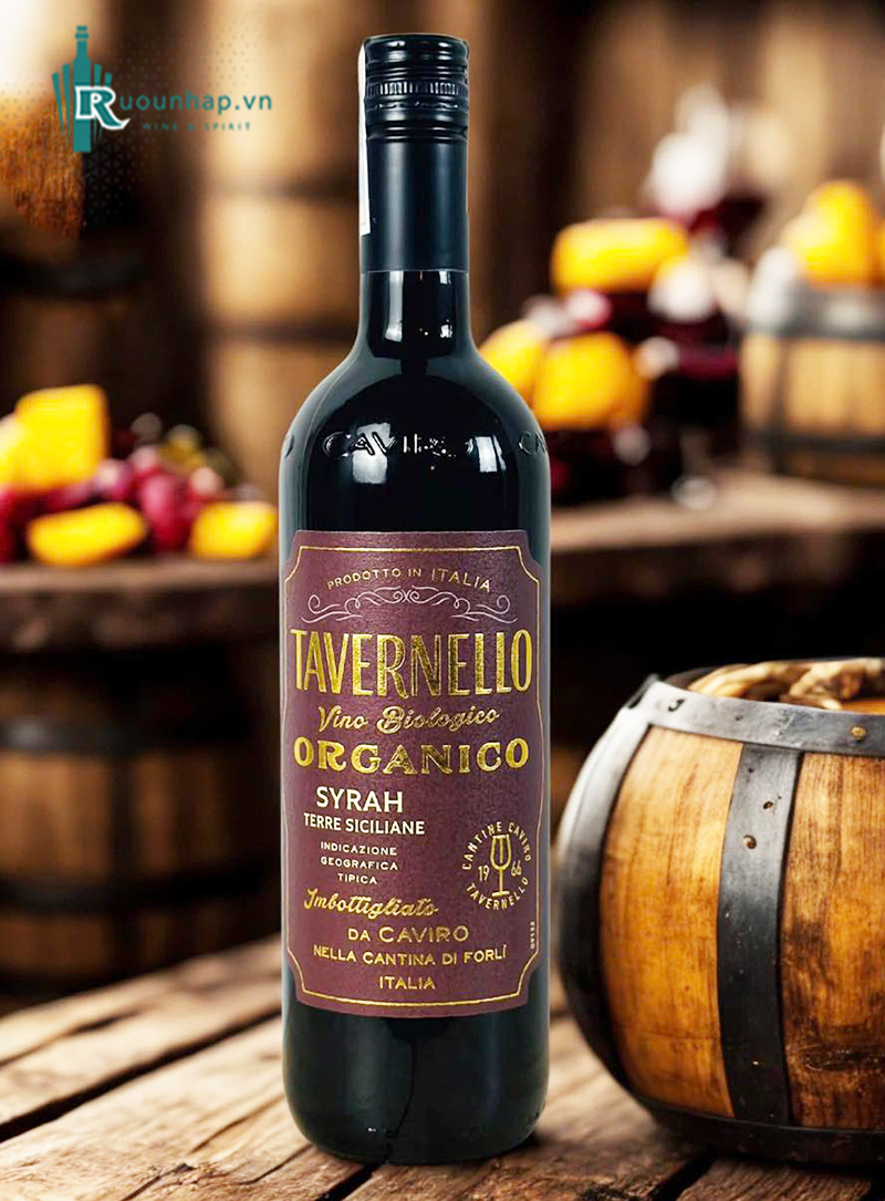 Rượu Vang Tavernello Organico Syrah Terre Siciliane 4 Rượu Vang Tavernello Organico Syrah Terre Siciliane