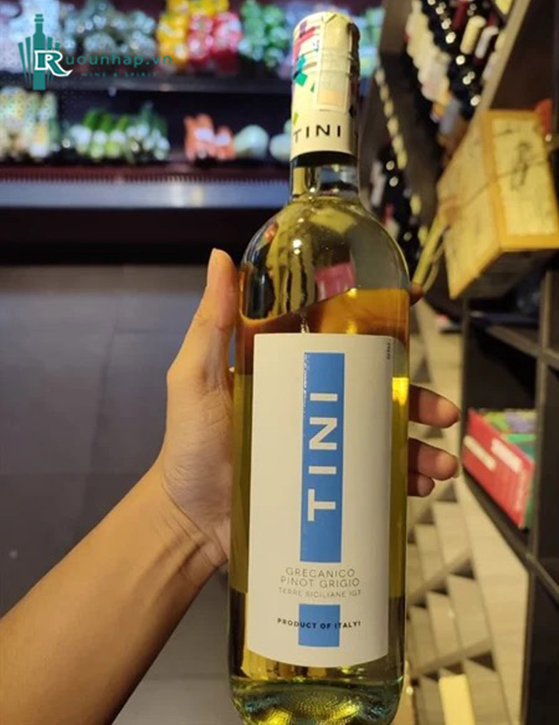 Rượu Vang Tini Grecanico Pinot Grigio Terre Siciliane