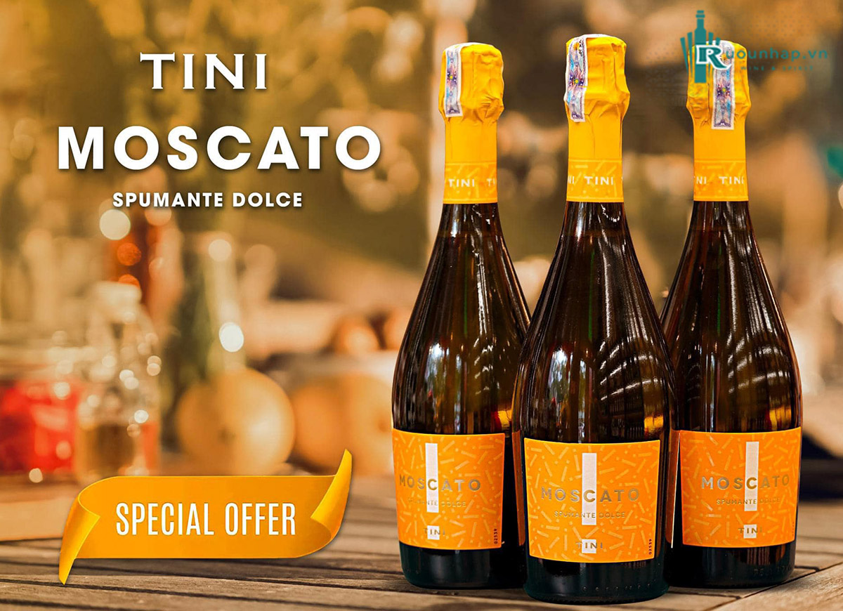 Rượu Vang Tini Moscato Spumante