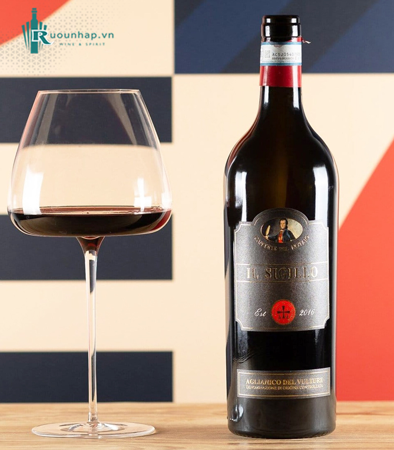 Rượu Vang IL Sigillo Aglianico del Vulture 4 Rượu Vang IL Sigillo Aglianico del Vulture