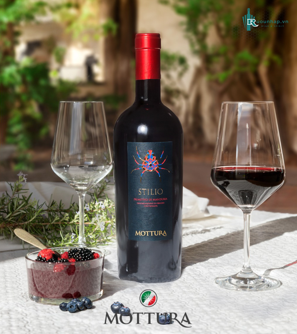 Rượu Vang Stilio Primitivo di Manduria - Vang Con Nhện