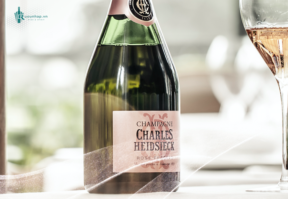 Rượu Champagne Charles Heidsieck Rose Reserve