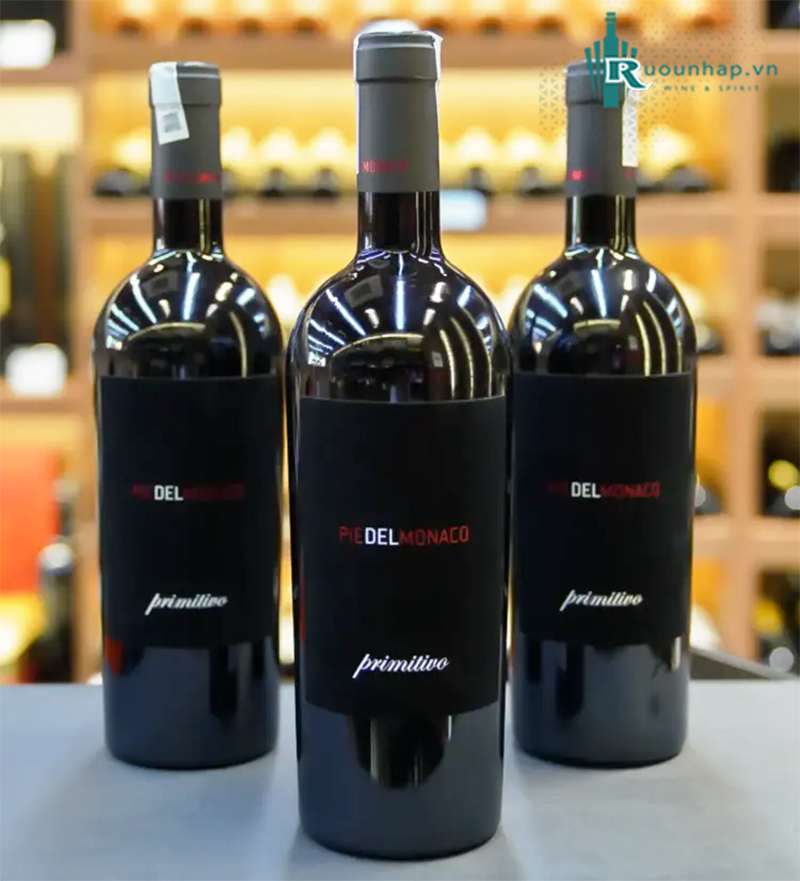 Rượu Vang Pie Del Monaco Primitivo Tagaro 5 Rượu Vang Pie Del Monaco Primitivo Tagaro