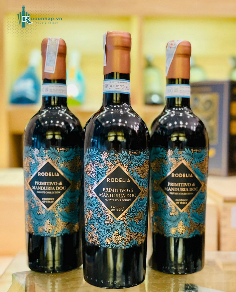 Rượu Vang Rodelia Primitivo di Manduria