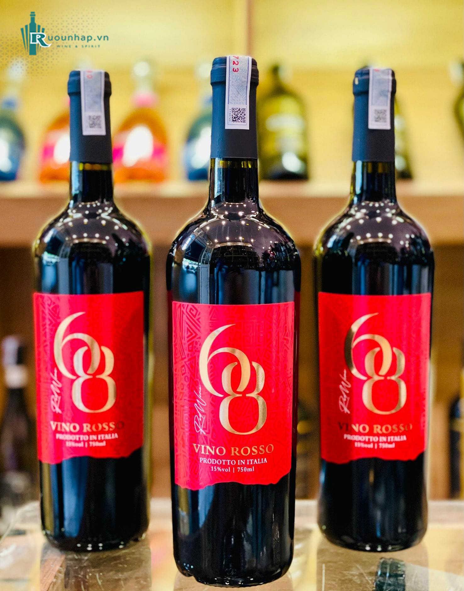 Rượu Vang 68 Vino Rosso