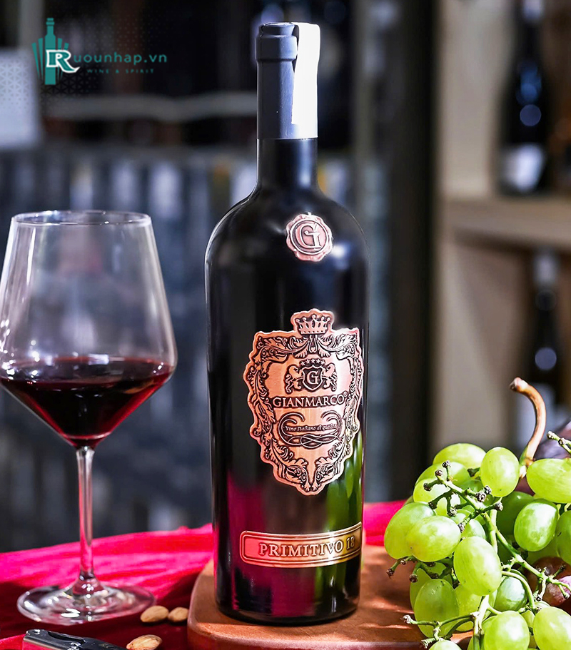 Rượu Vang Gianmarco Primitivo 18 6 Rượu Vang Gianmarco Primitivo 18