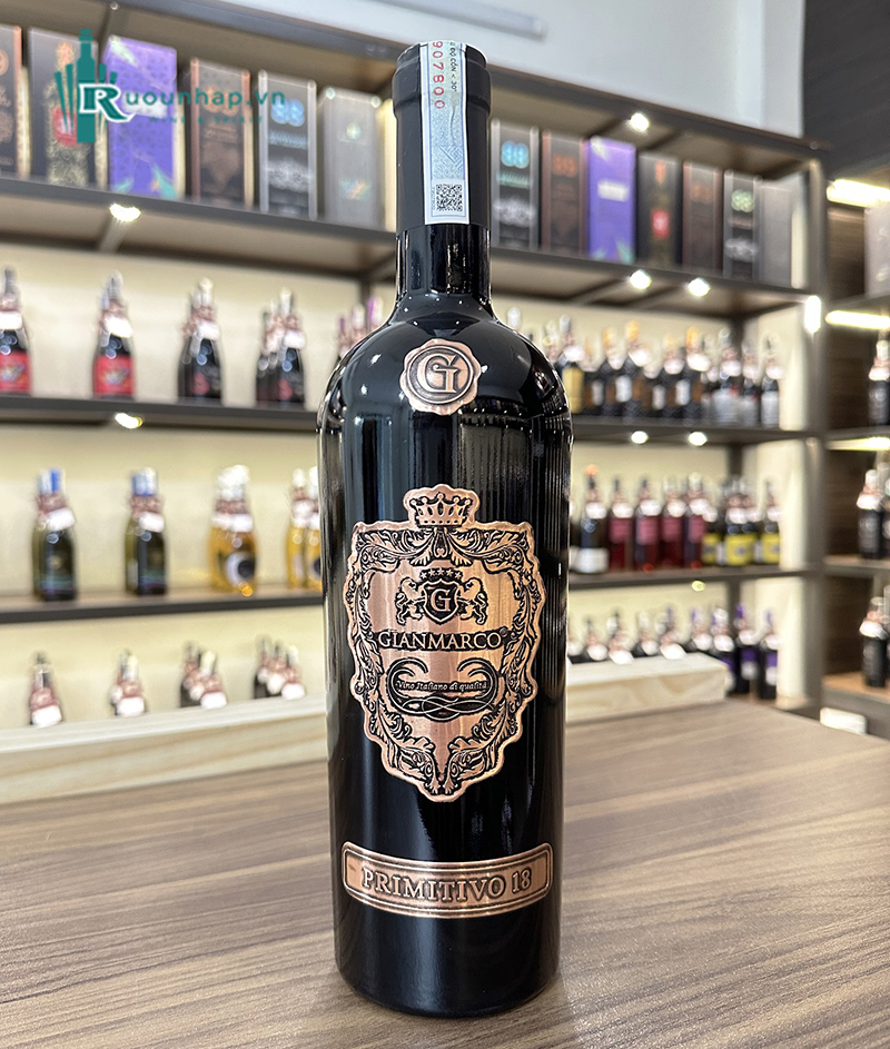 Rượu Vang Gianmarco Primitivo 18 4 Rượu Vang Gianmarco Primitivo 18