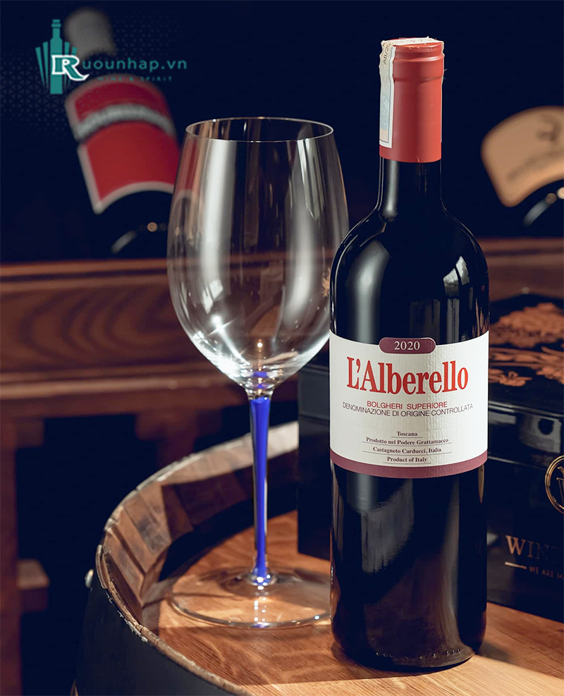 Rượu Vang Grattamacco L’alberello Bolgheri Superiore 4 Rượu Vang Grattamacco L’alberello Bolgheri Superiore