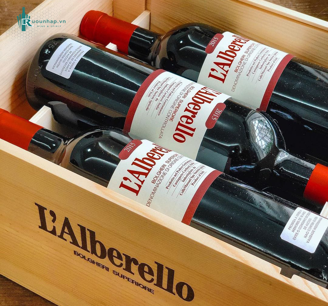 Rượu Vang Grattamacco L’alberello Bolgheri Superiore