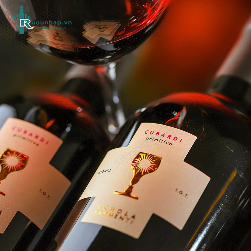 Rượu Vang Chén Thánh Cubardi Primitivo 5 Rượu Vang Chén Thánh Cubardi Primitivo