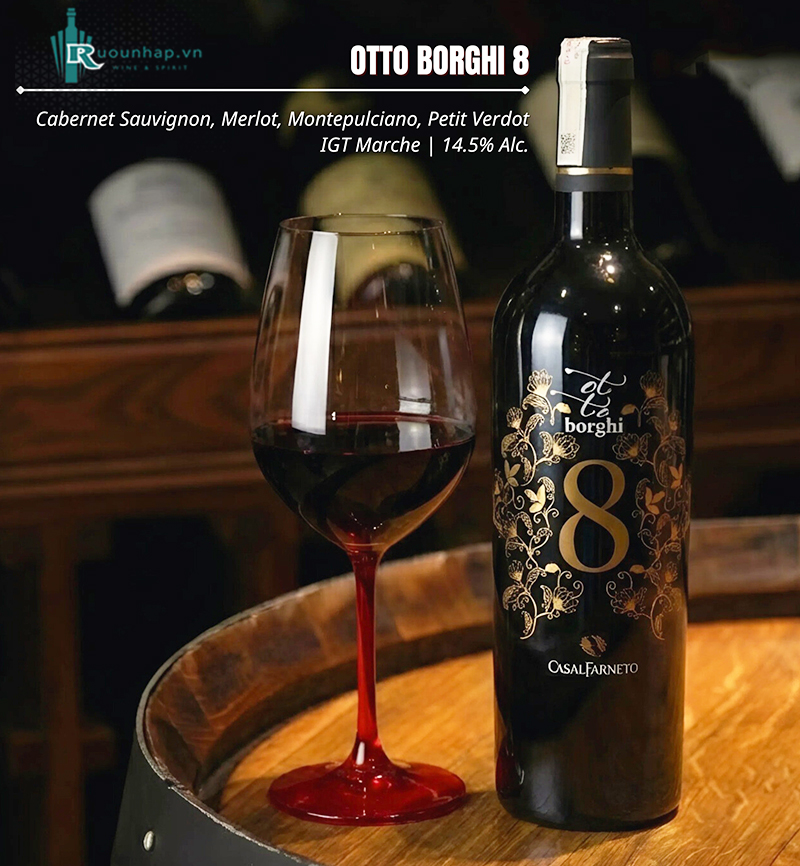 Rượu Vang Otto Borghi 8 CasalFarneto 6 Rượu Vang Otto Borghi 8 CasalFarneto