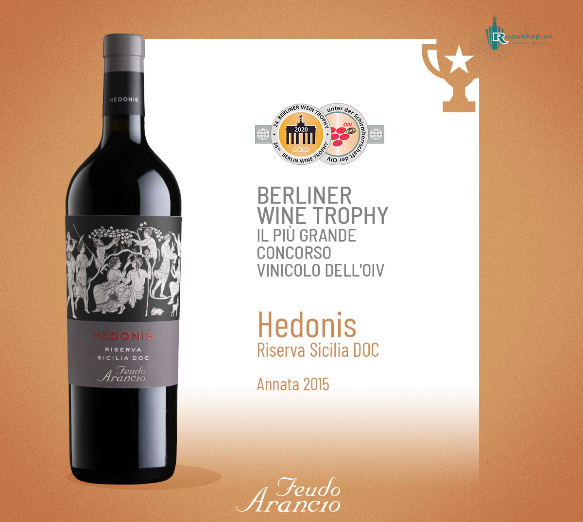 Rượu Vang Feudo Arancio Hedonis Riserva