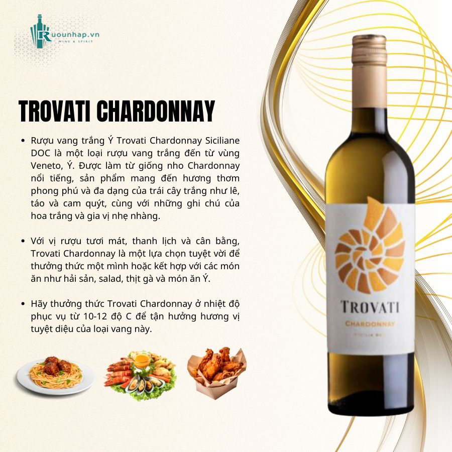 Rượu Vang Trovati Chardonnay