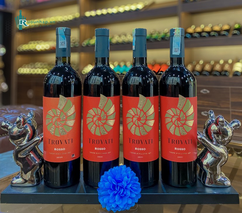 Rượu Vang Trovati Rosso Terre Siciliane