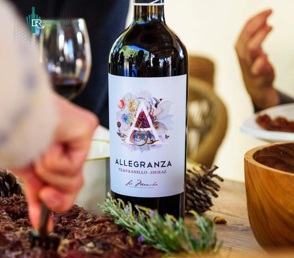 Rượu Vang Allegranza Tempranillo Shiraz