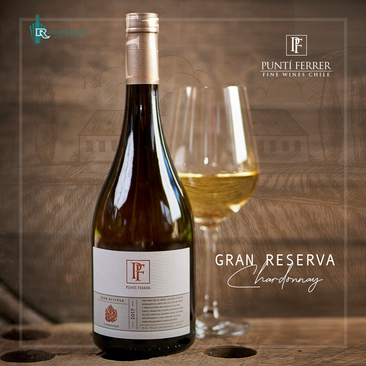 Rượu Vang Punti Ferrer Gran Reserva Chardonnay