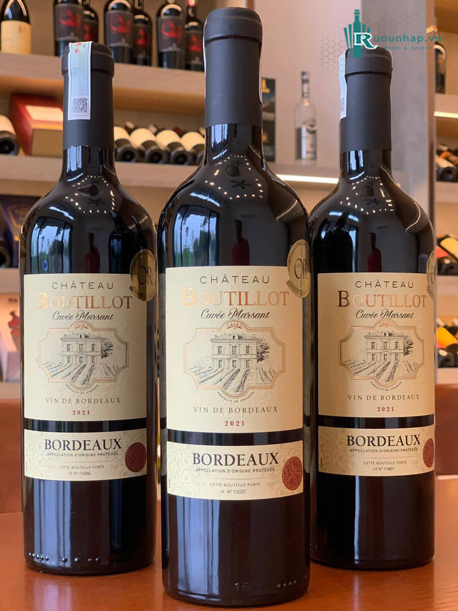 Rượu Vang Chateau Boutillot Bordeaux